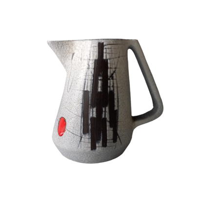 Vallauris jug pitcher, mid century modern, 1960s hand-made, François CALECA