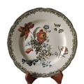 Antique ironstone plate by Sarreguemines of France, French decorative plate