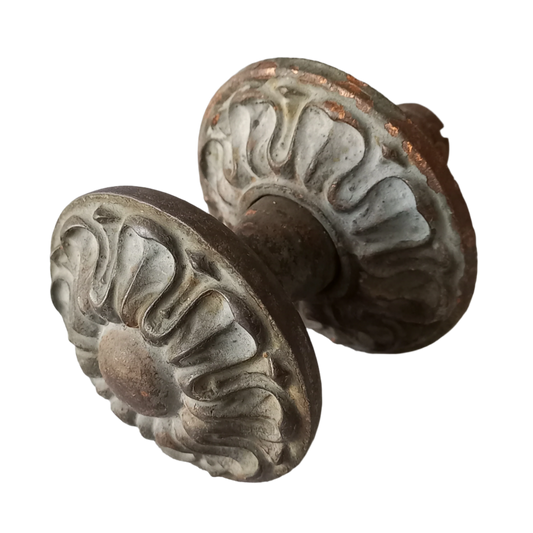 French antique decorative door pull from France, door hardware