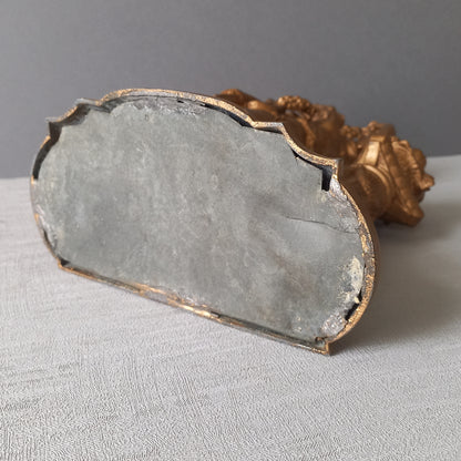 French Antique Female Metal Figurine