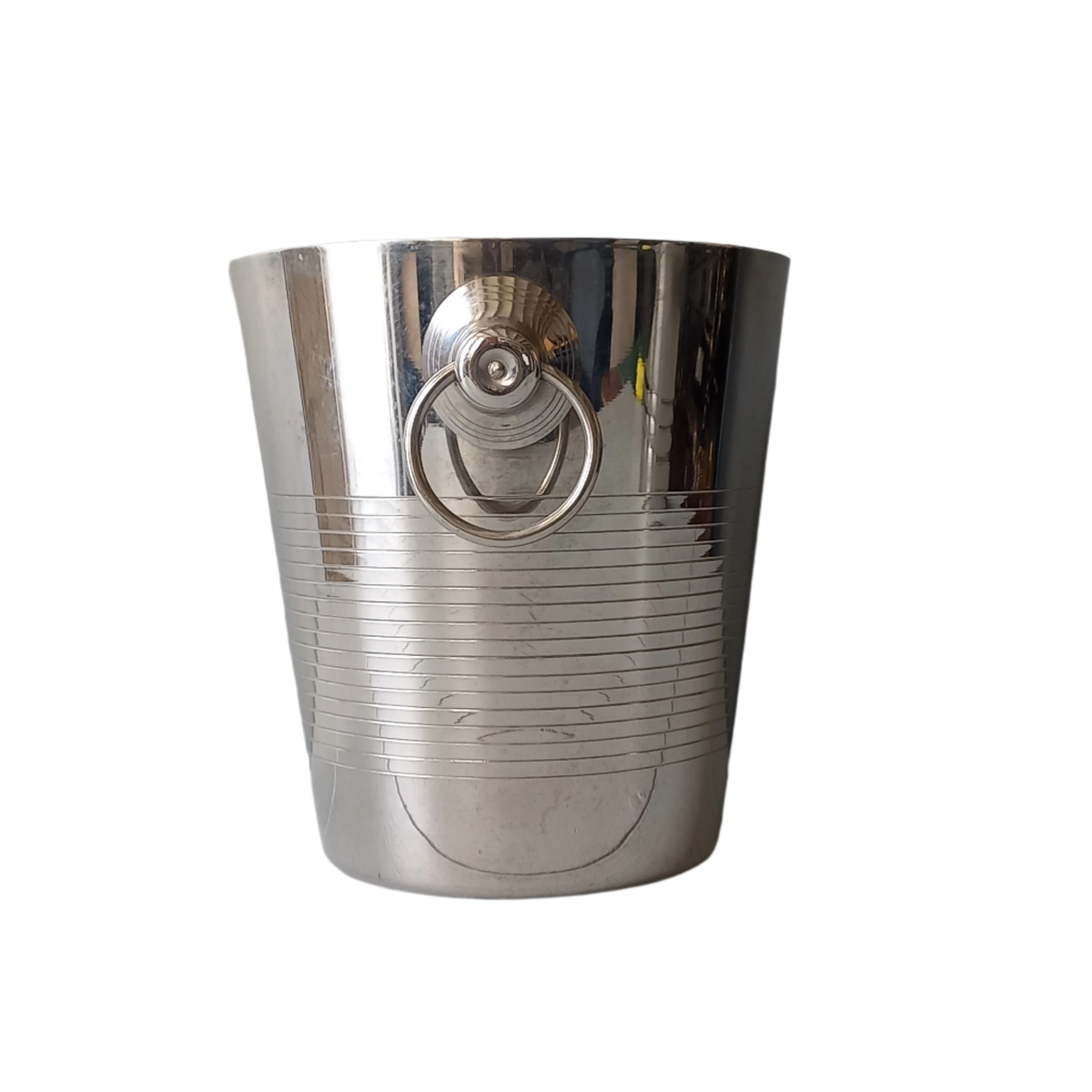 Vintage stainless steel champagne cooler by Letang Remy