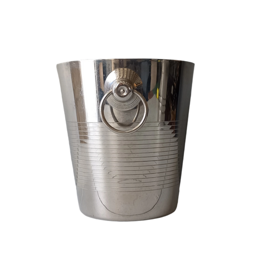 Vintage stainless steel champagne cooler by Letang Remy