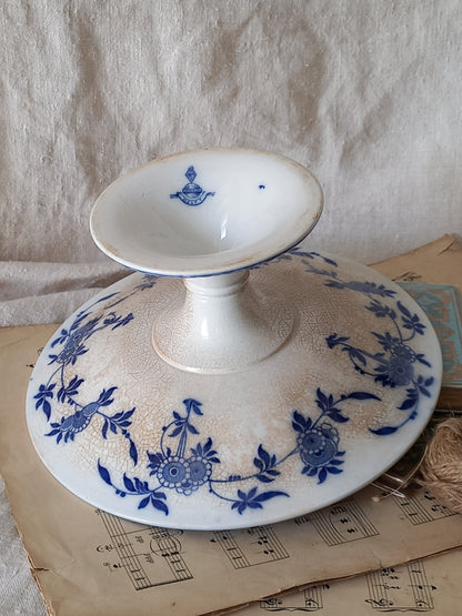 antique English ceramic compote/footed dish by Minton
