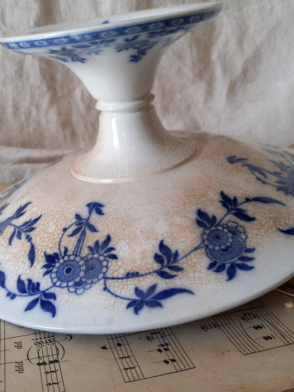 antique English ceramic compote/footed dish by Minton
