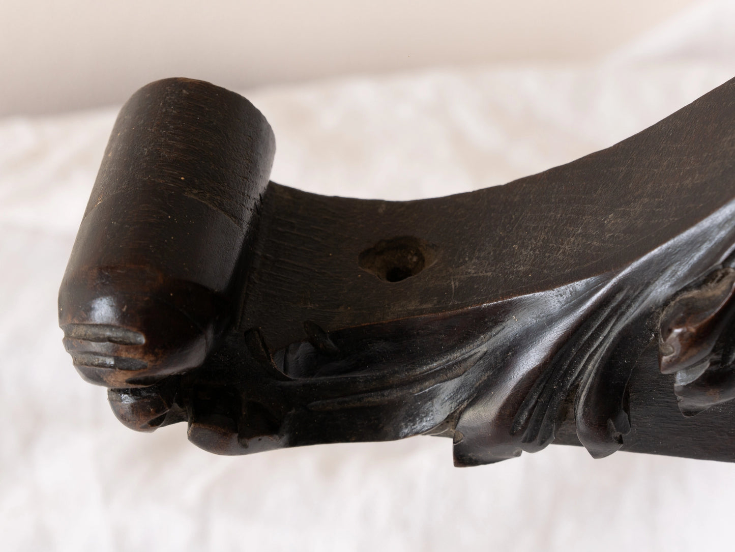 French Antique Carved Wooden Pediment, Architectural Salvage, Chateau Chic