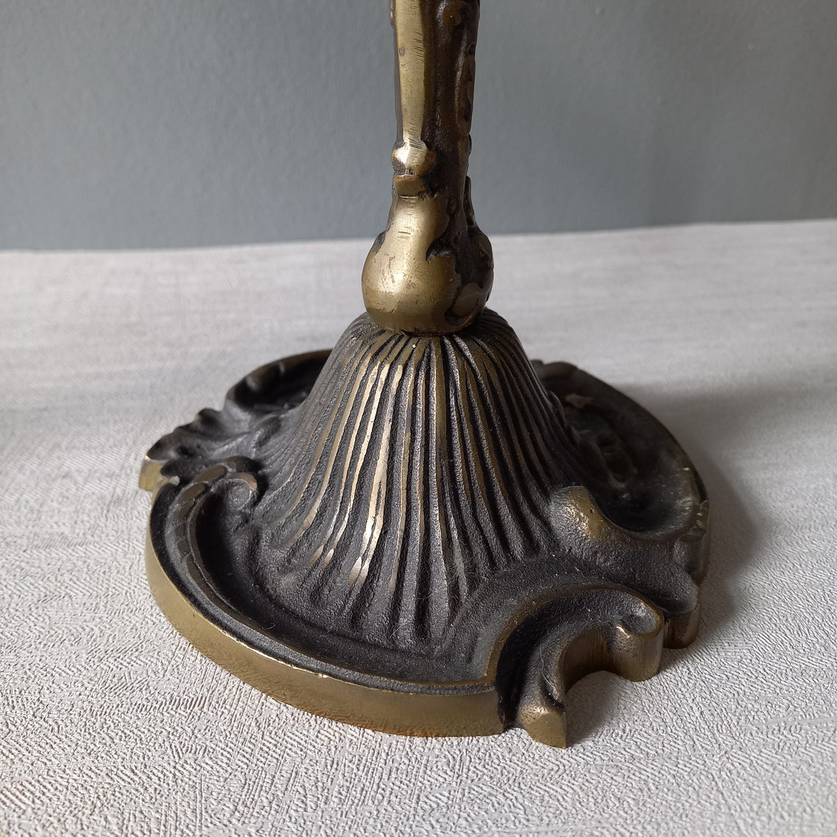 LARGE vintage candle holders, art nouveau style