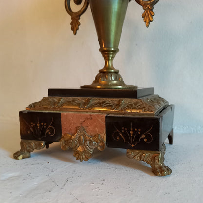 French antique double candle holder for two candles