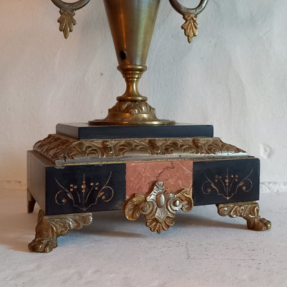 French antique double candle holder for two candles