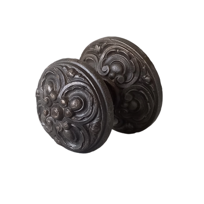 French antique decorative cast iron door pull