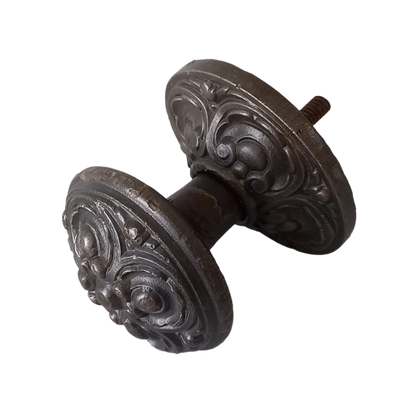 French antique decorative cast iron door pull
