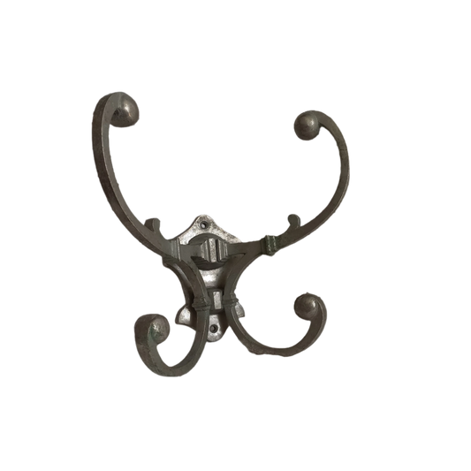 Antique Metal Coat and Hat Hooks Wall Mounted