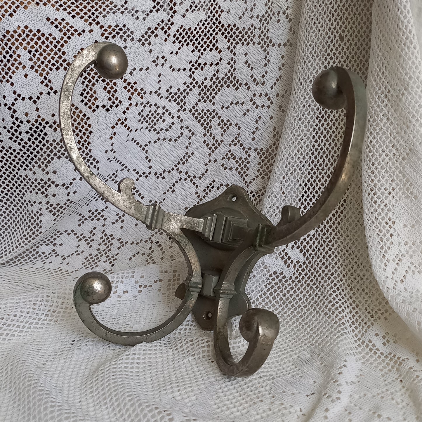 Antique Metal Coat and Hat Hooks Wall Mounted