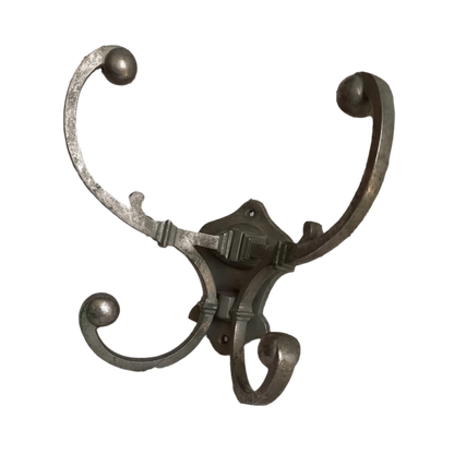 Antique Metal Coat and Hat Hooks Wall Mounted