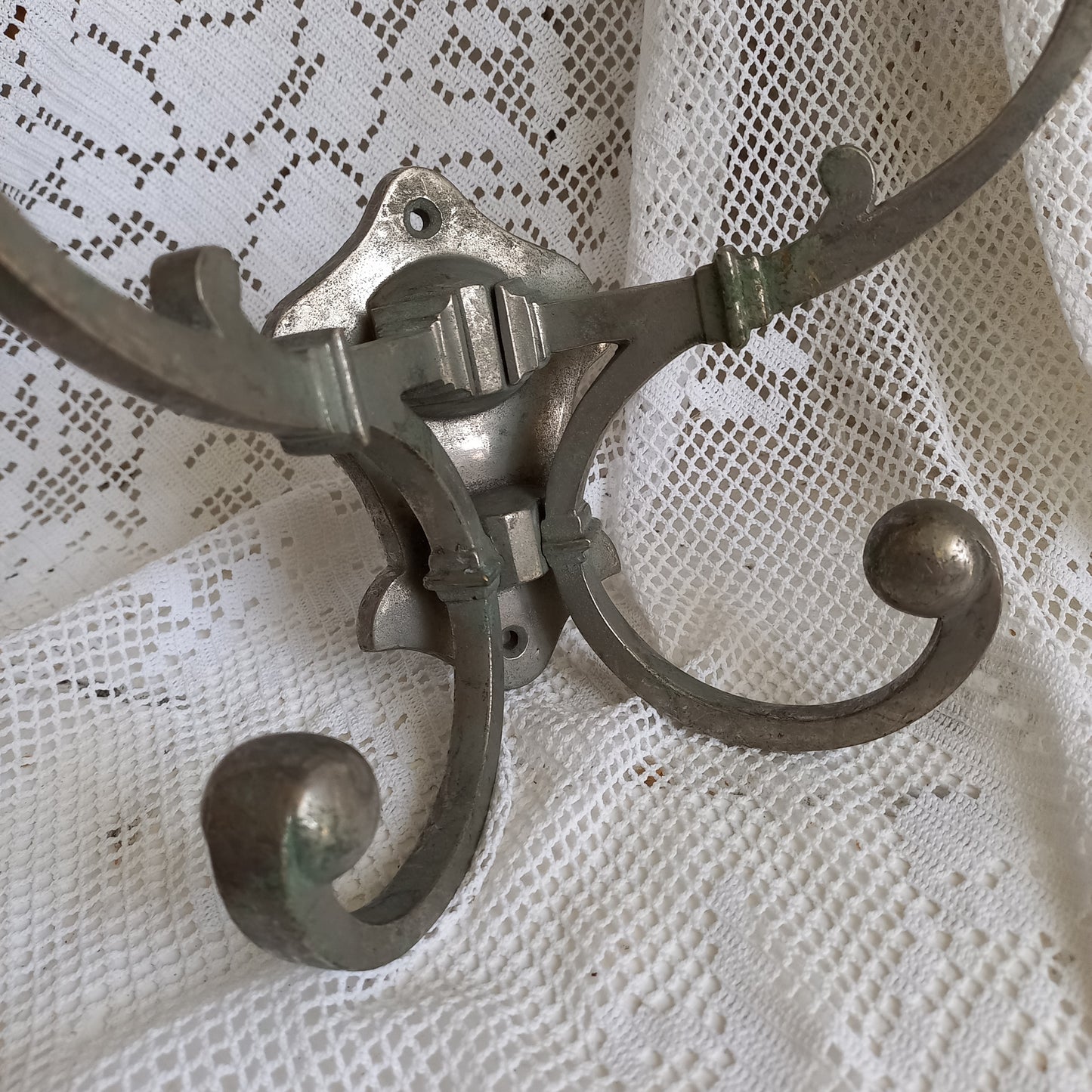 Antique Metal Coat and Hat Hooks Wall Mounted