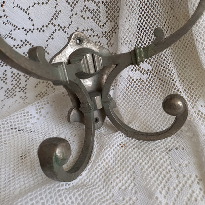 Antique Metal Coat and Hat Hooks Wall Mounted