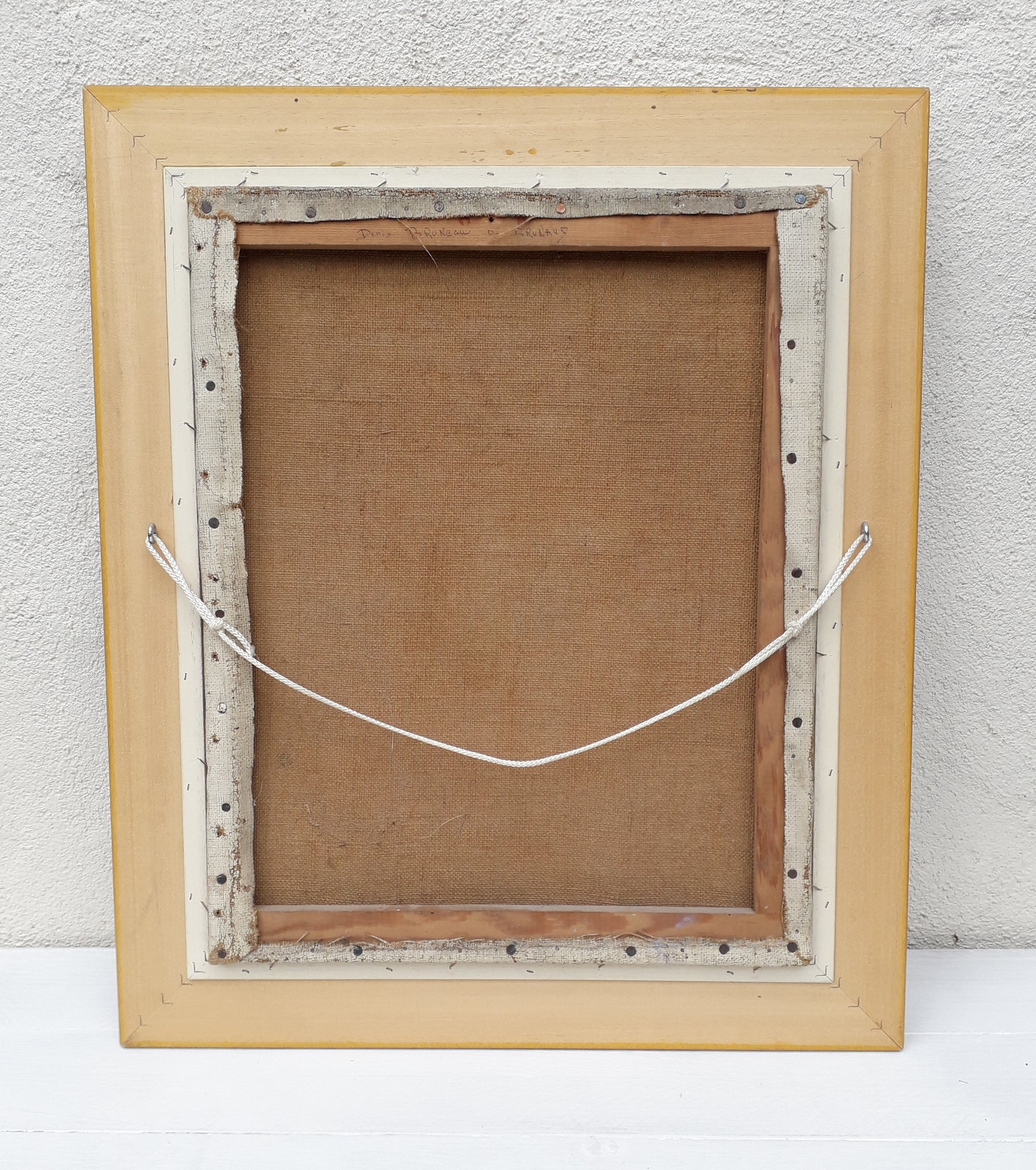 Original large French vintage/antique still life painting on canvas created with confident, thick oil paint and presented within a suitable although more modern frame - a beautiful piece of original art. On the back of the canvas frame someone has written 'Denis Bruneau ou Brunaud', so I assume he's the artist although I cannot see a signature to confirm this. In summary a really beautiful piece of original art bought at a French auction.