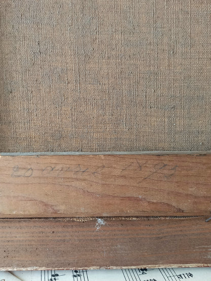 Close-up of a wooden surface with a textured brown background