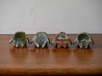 French Antique Metal Bath or Furniture Feet, Architectural Salvage