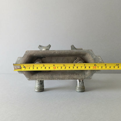 French vintage hot and cold faucet taps that are heavy, quality pieces being sold as a restoration piece or project.