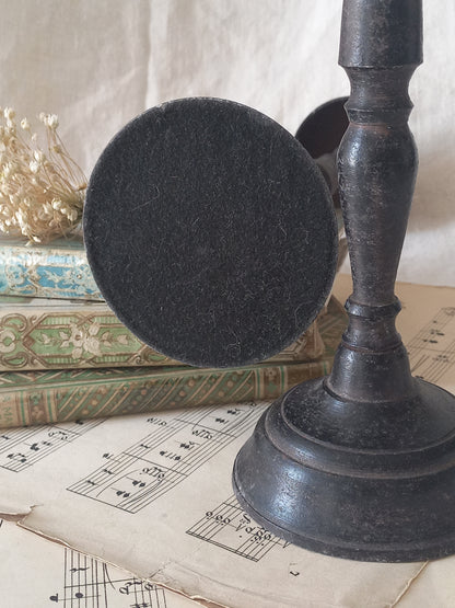 Pair of Antique Parisian Metal Hat Stands, Milliner's Stands