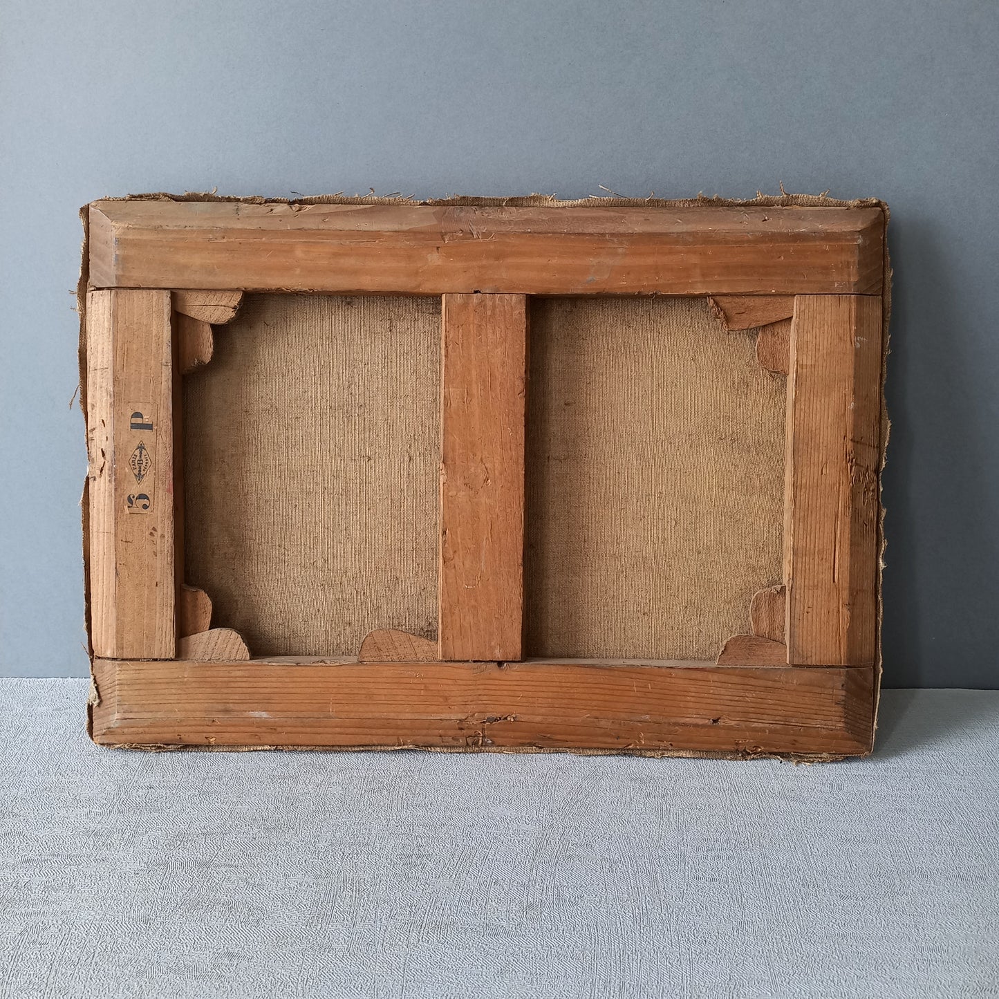 A stunning little French antique floral oil painting, really wonderfully painted with confident brush strokes. This piece is very old as you can see, especially when you view the rear of the canvas - there's a little label to the rear with a Paris mark - probably where the canvas originated.

In summary, beautiful and original antique art from France.