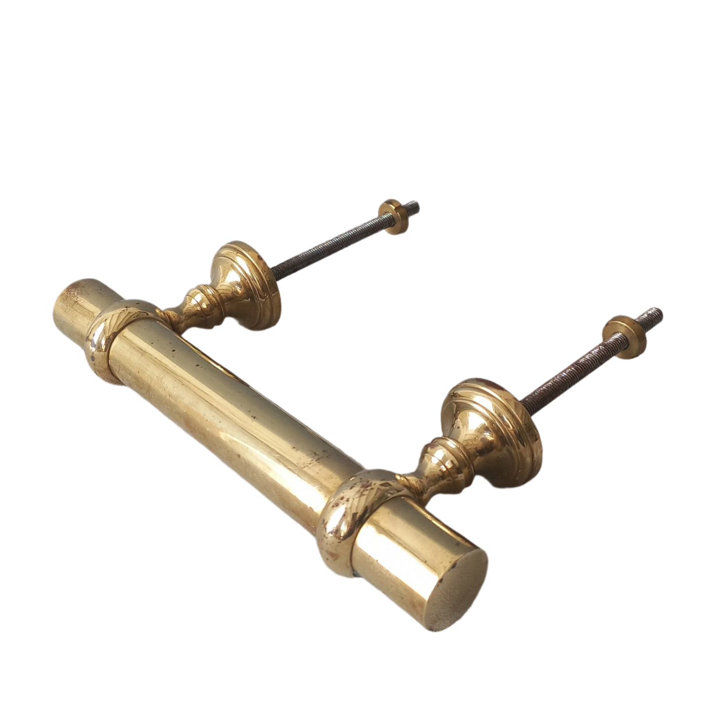 A stylish French vintage Parisian style brass door pull or door handle which will make an excellent finishing touch to any door!