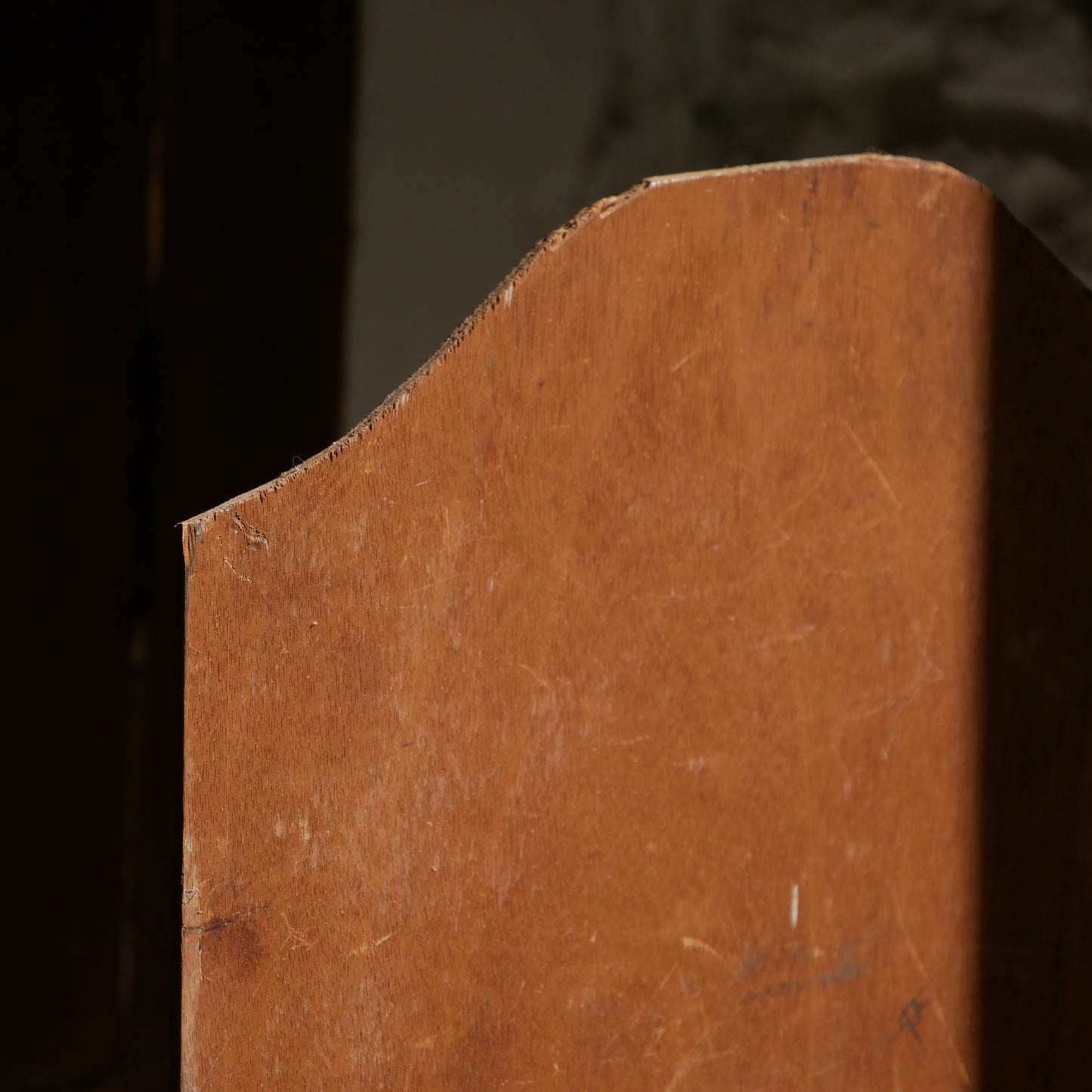 An original vintage oil painting depicting a village on the banks of a large river. It looks similar to the Rhine River Danube in Germany, and with the large hills/mountains in the background maybe the Black Forest, although it could be many places in Europe and perhaps even in France where we purchased this wonderful piece of original art on wooden board.