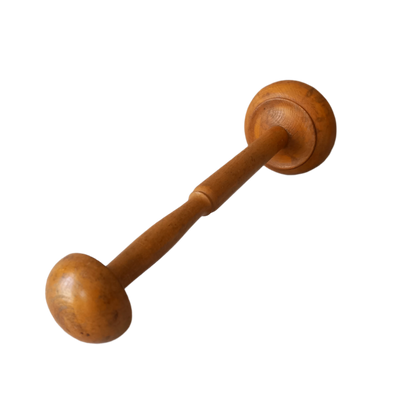 A sturdy French vintage wooden hat stand which will be great for displaying your hats, helmets, etc. In summary, a nice authentic French vintage piece from France.