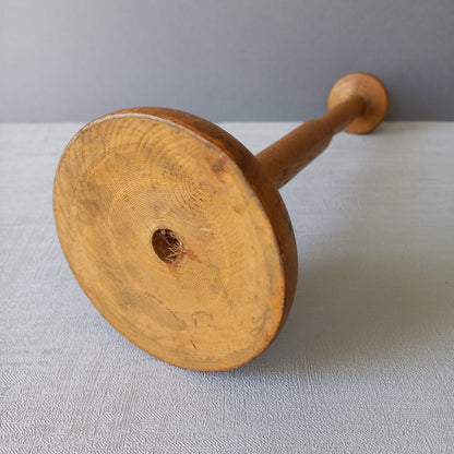 A sturdy French vintage wooden hat stand which will be great for displaying your hats, helmets, etc. In summary, a nice authentic French vintage piece from France.