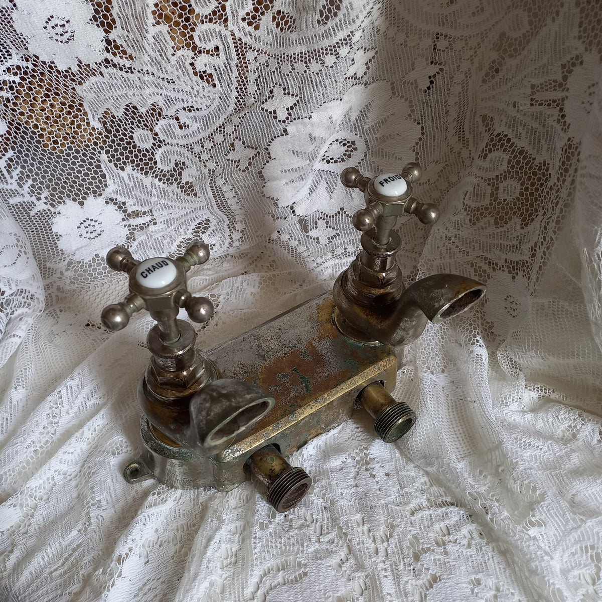 French Vintage Faucet Taps for Restoration