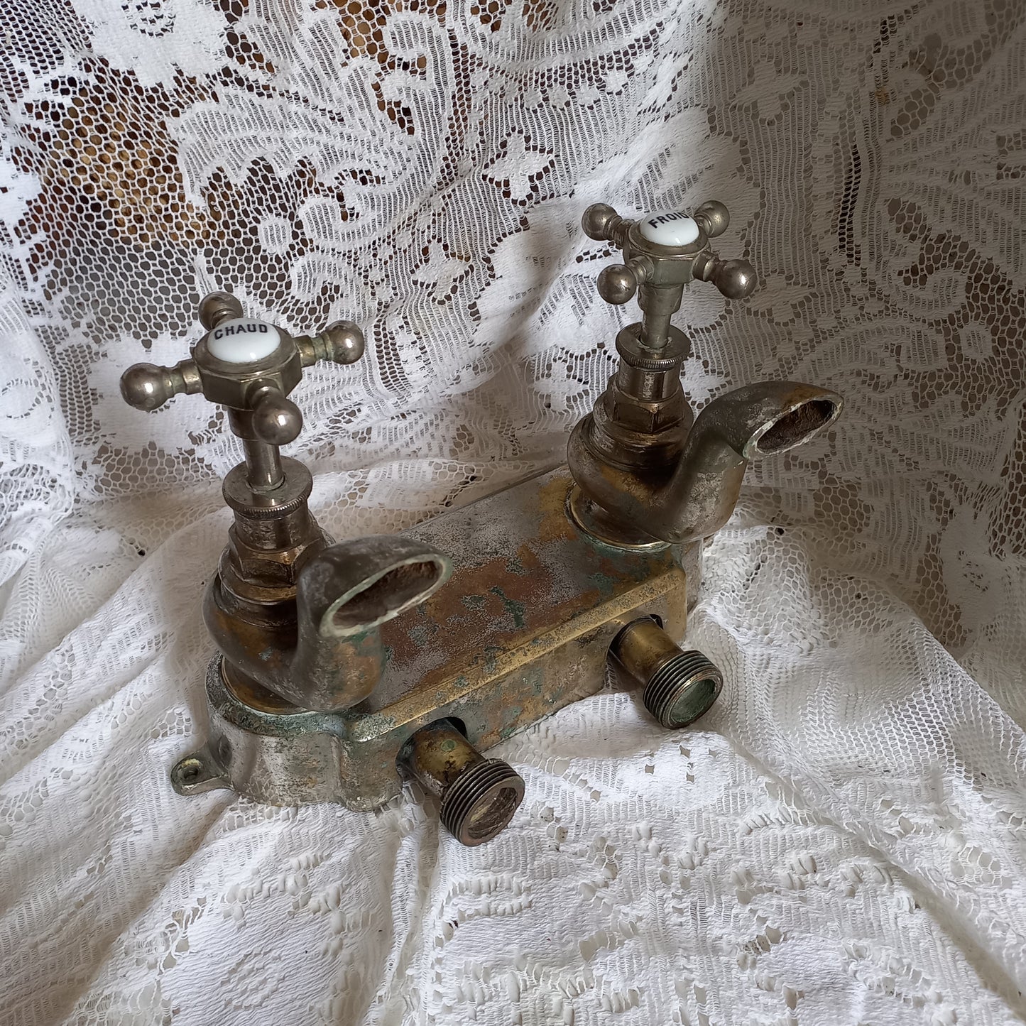 French Vintage Faucet Taps for Restoration
